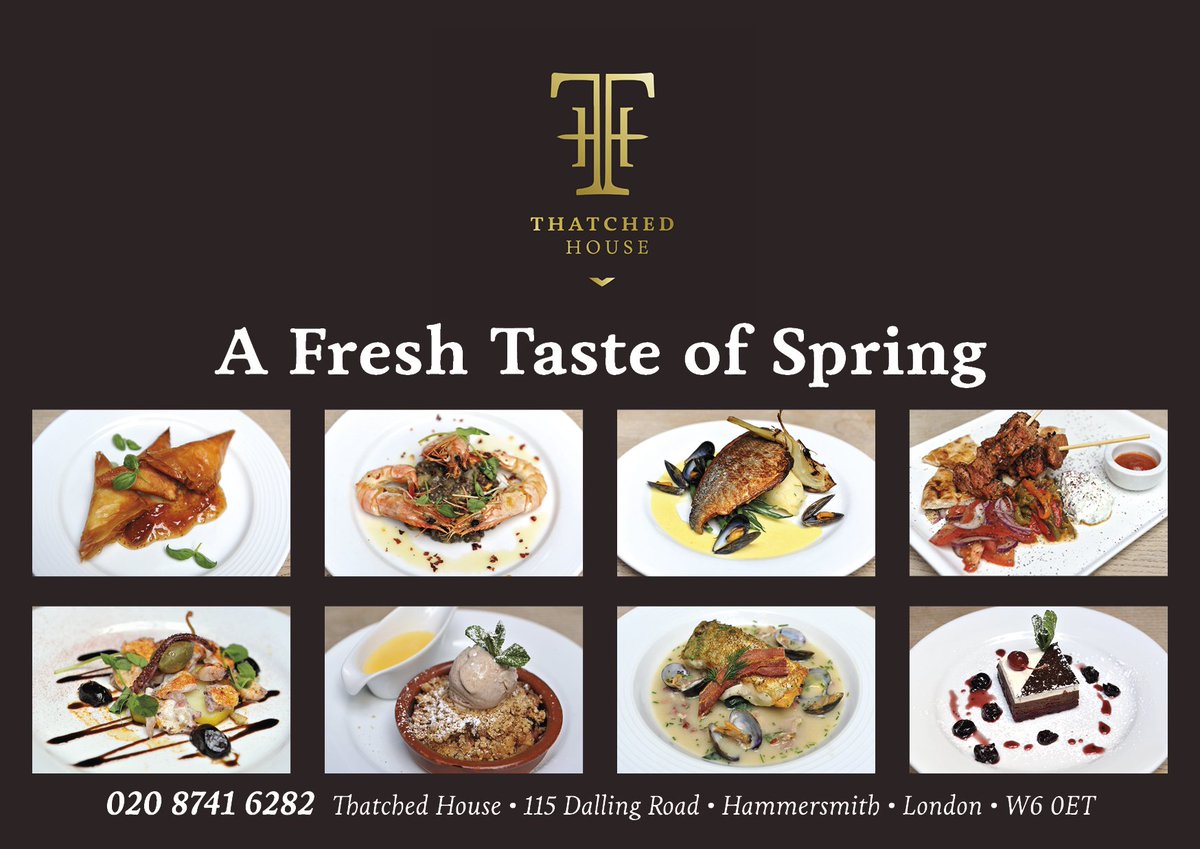 A fresh taste of spring <a href="/ThatchedHouseUK/">Thatched House</a> #SpringMenu Ribeyesteak ConfitBarbaryduckleg Roastedcodloin Fish&amp;chips... ow.ly/NH0k30aMXEl