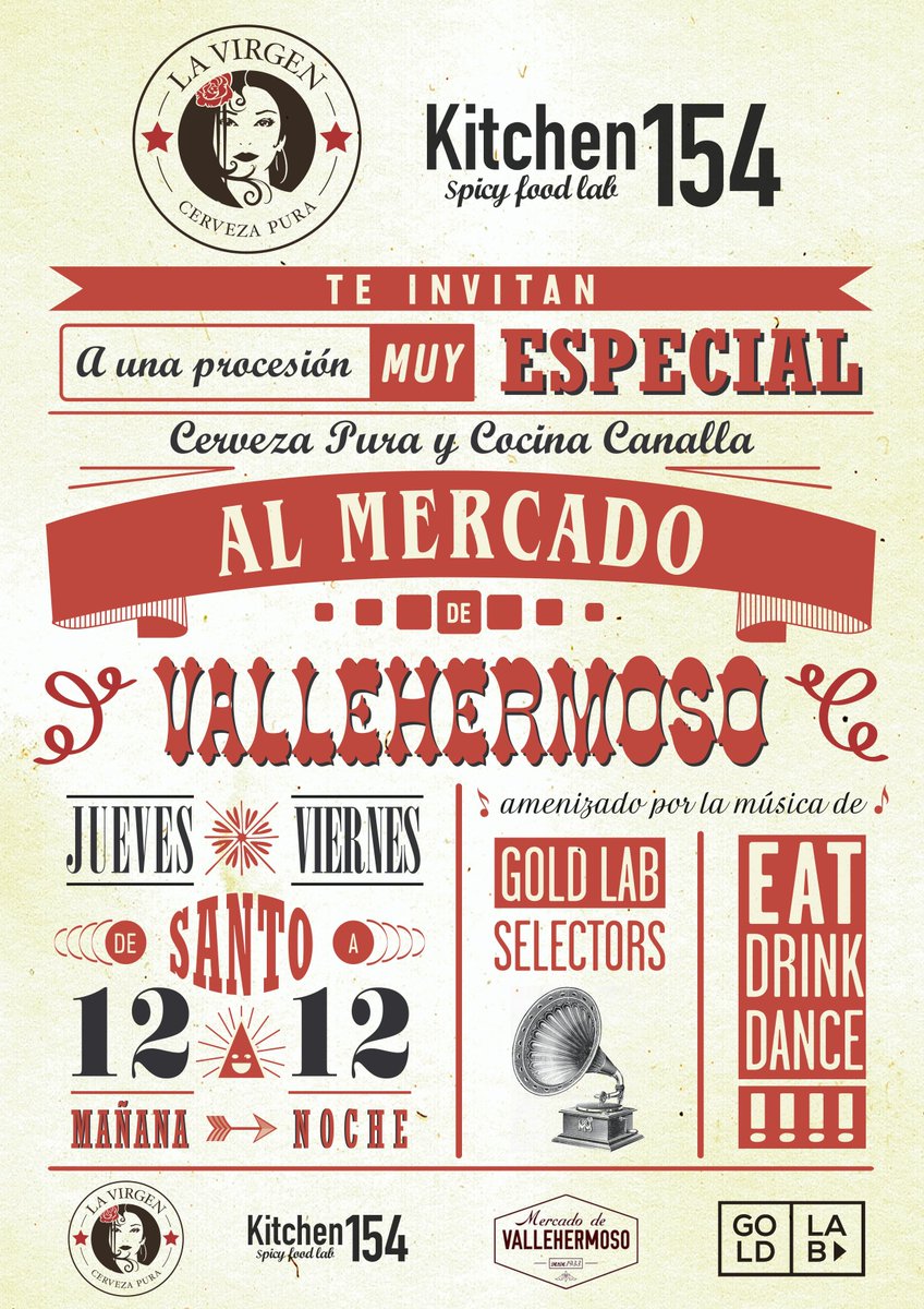 Ojo para los que no hacen puente de #SemanaSanta2017 la vamos a liar con los chicos de <a href="/Kitchen_154/">Kitchen154</a> y <a href="/HeartOfGoldSp/">HeartOfGold™</a> en <a href="/mdovallehermoso/">mdovallehermoso</a>