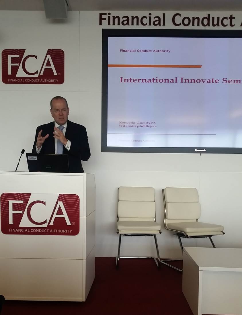 TheFCA's tweet photo. Today we host international regulators sharing their experiences of fostering innovation. Christopher Woolard opens the seminar #fcainnovate https://t.co/1FICcIFAL1