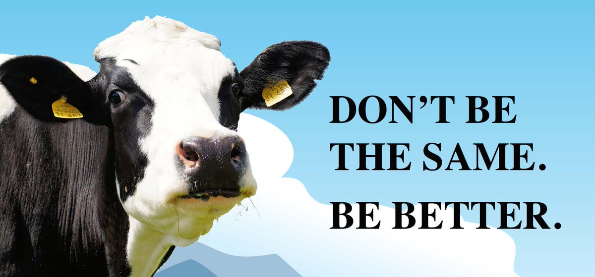 NemiDairy's tweet photo. The #WiseCow tweets! ๐
Who better to take #motivation from...
...than a photoshopped cow!
#WednesdayWisdom #teamdairy ๐ https://t.co/QNb6neXPAh