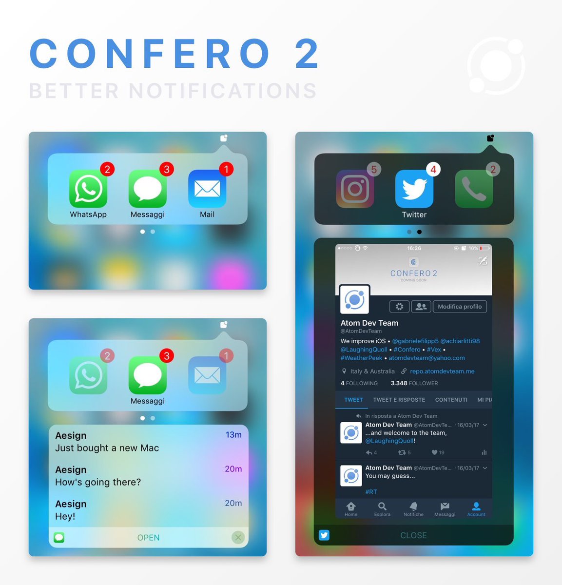 AtomDevTeam's tweet photo. #Confero2 GIVEAWAY!

#RT and Follow Us for a chance to get 1 of 10 copies available. https://t.co/lIhX1X15Ye