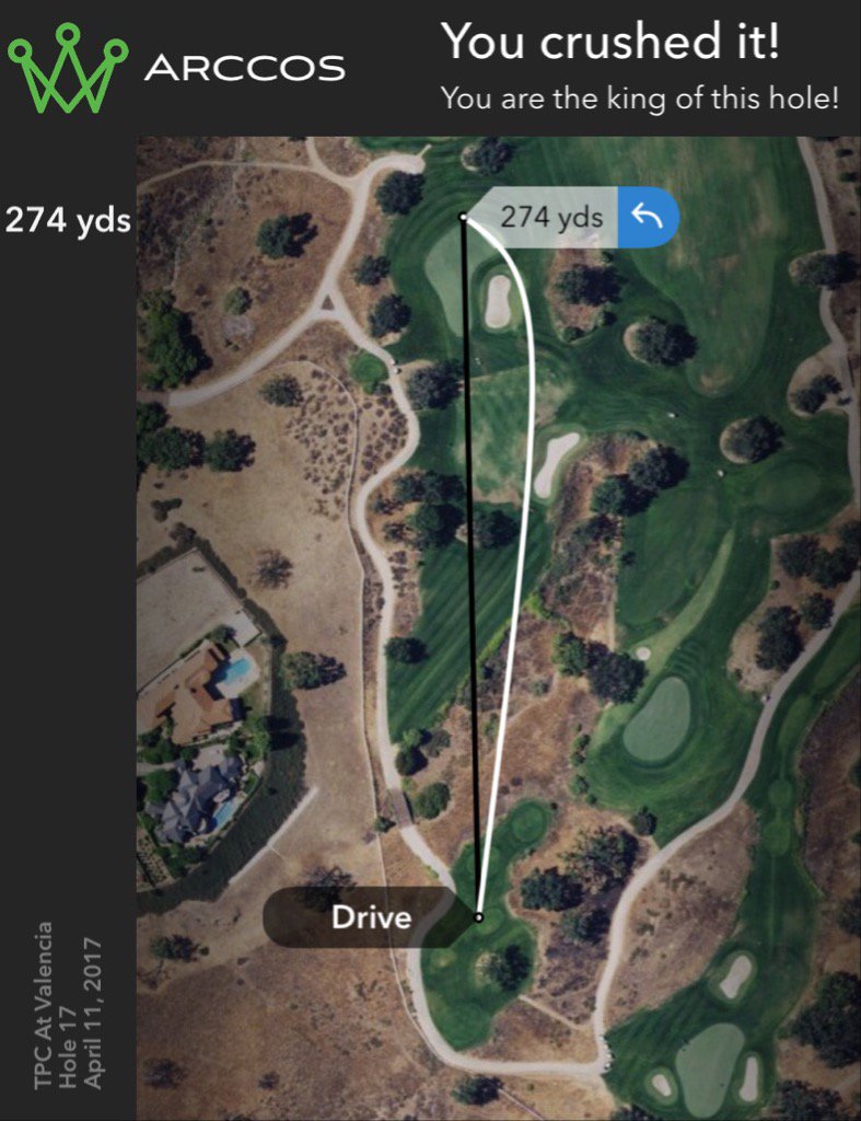 17th hole TPC Valencia. Drove the green &amp; made the eagle #arccosknows <a href="/cobragolf/">COBRA Golf</a> #cpgconnect #cobraconnect #kingltd