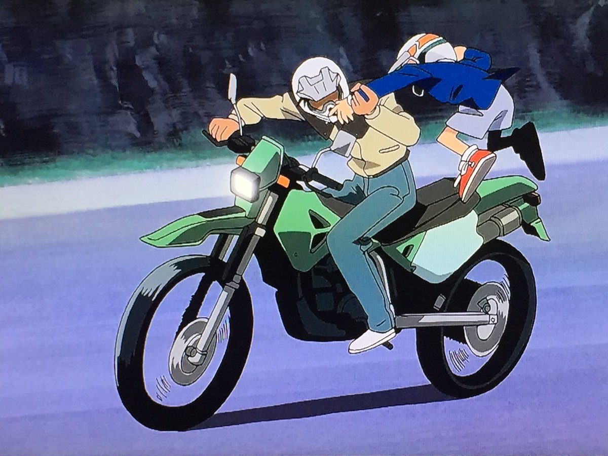 ロードバイク    コナン この平次とコナン君のコンビネーション好きやわーwww バイクを走らせ