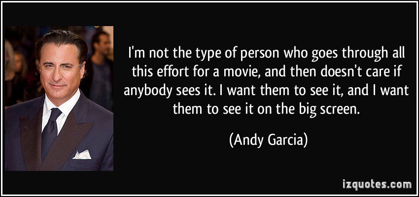 Happy birthday to Andy Garcia!  