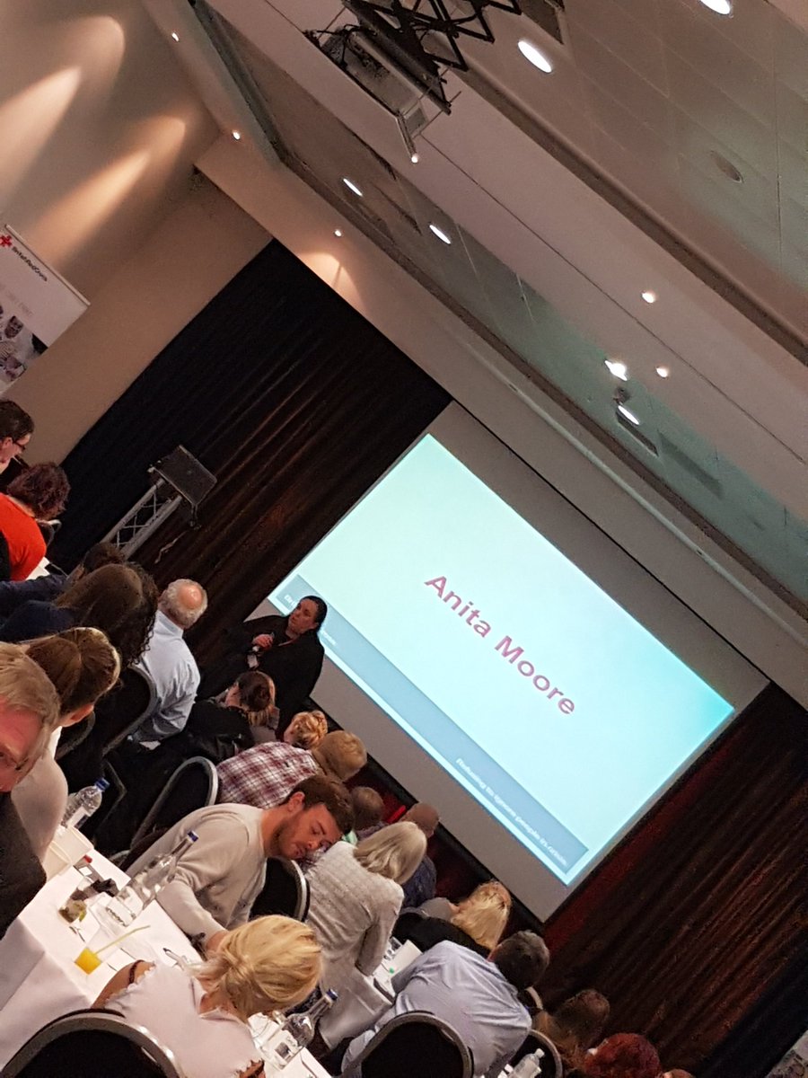 NorthantsER's tweet photo. Shout out to Anita Moore from @BRCLIncsER on her inspirational moment at the #ERConference #OneTeam @BritishRedCross https://t.co/OMVGihAWNN