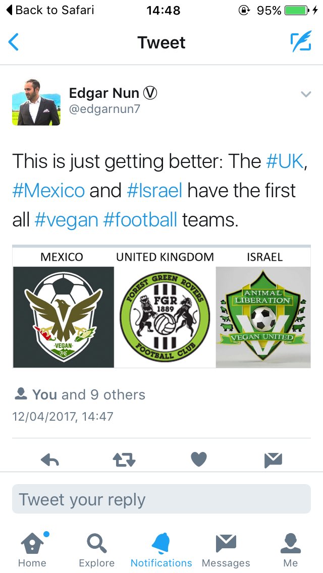 Vegan Knights FC tweet media