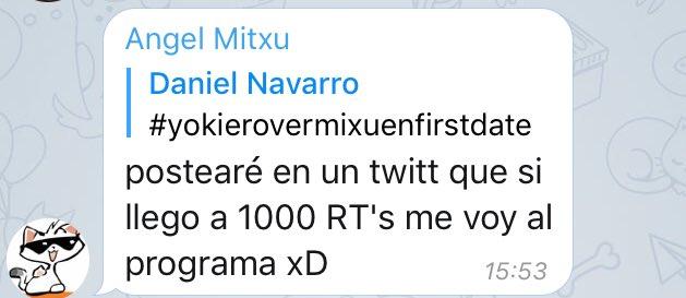 Dolores_Ent's tweet photo. #yokierovermixuenfirstdate venga señores que todos queremos a @angelmixu  en @FirstDates https://t.co/1Xo0babCzT