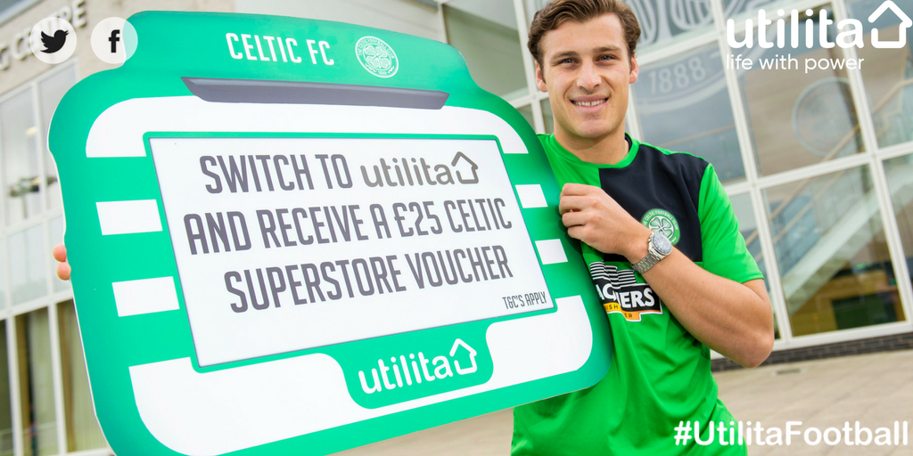 UtilitaFootball's tweet photo. Win | Afternoon @celticfc fans, fancy a pair of tickets to open training at Celtic Park on Fri? Follow &amp; RT now for a chance to win! https://t.co/UkLfj1FewD