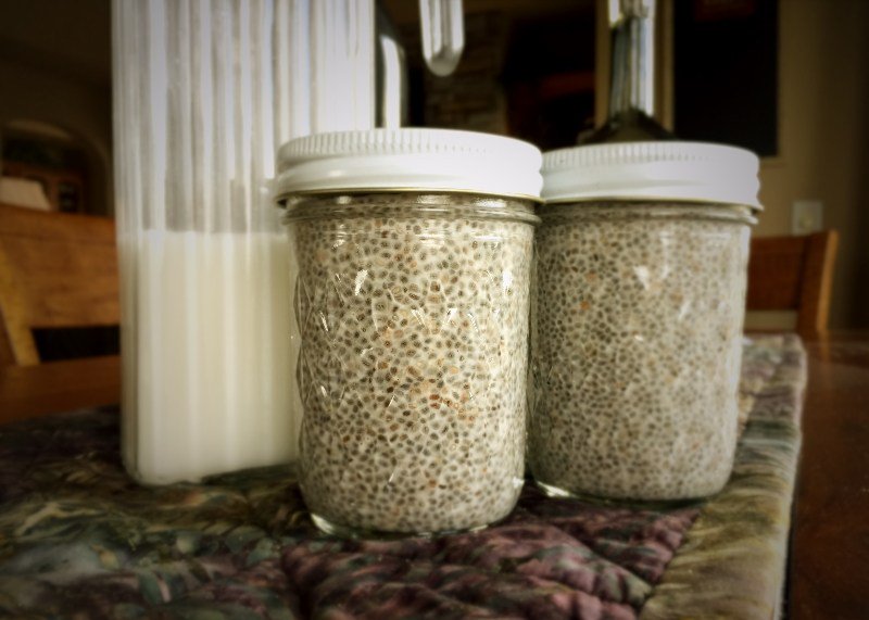 Chia Pudding with Homemade Coconut Milk glutenfreeyummy.com/chia-pudding-w…
