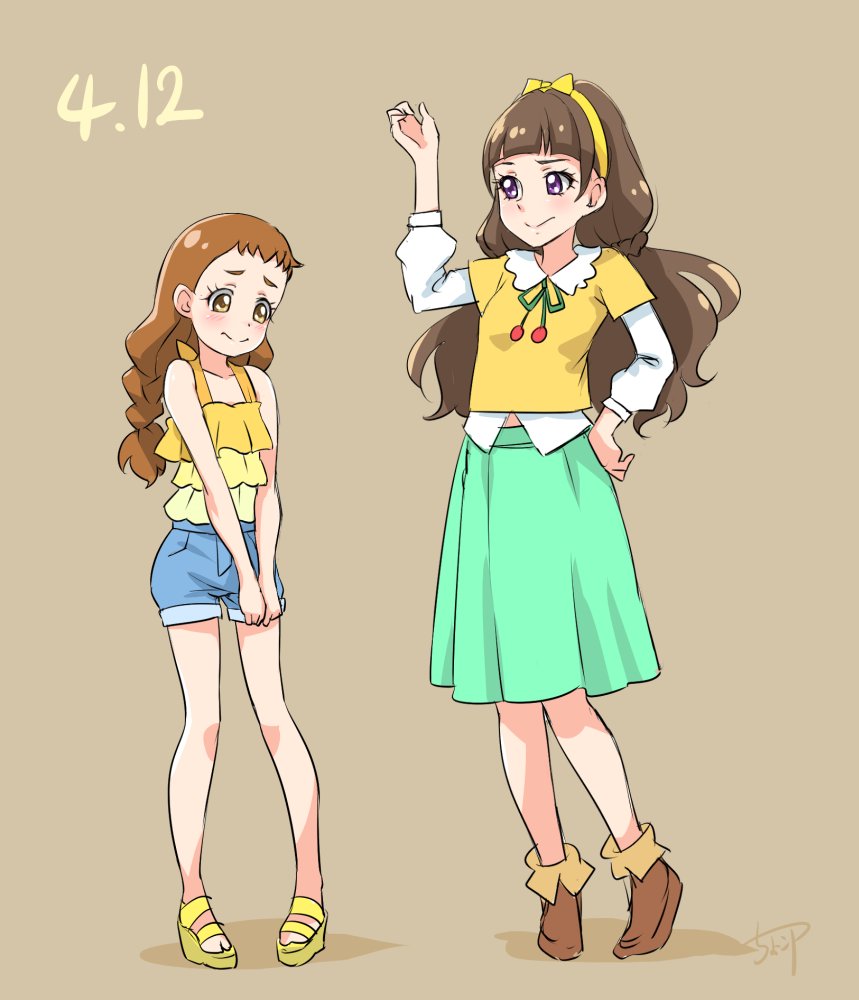 ちょこぴー きららとひまり私服交換 プリキュア版深夜の真剣お絵描き60分一本勝負