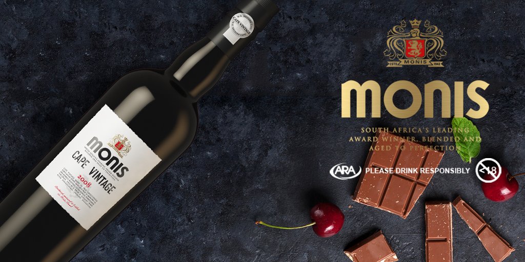 moniswines's tweet photo. With notes of dark cherry and chocolate, the Monis Cape Vintage can be your dessert tonight. Get it from https://t.co/QKyubuzfSo. https://t.co/AsXAs8FYOR