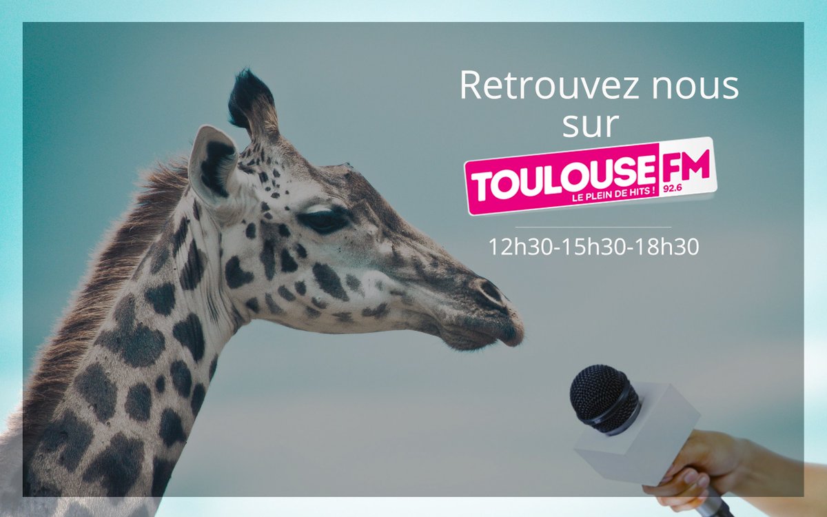Retrouvez nous sur <a href="/ToulouseFM/">Toulouse FM</a> aujourd'hui à 12h30,15h30 et 18h30 ! #radio #Toulousefm #giraf #girafworld #actu #startup #toulouse #news