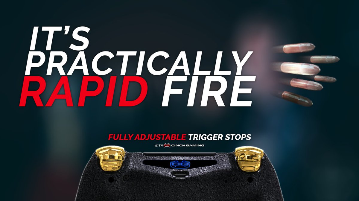 CinchGaming's tweet image. Shoot and Aim Faster with the "World's First Fully Adjustable Trigger Stops!"

bit.ly/21XhhMC

#itsacinch