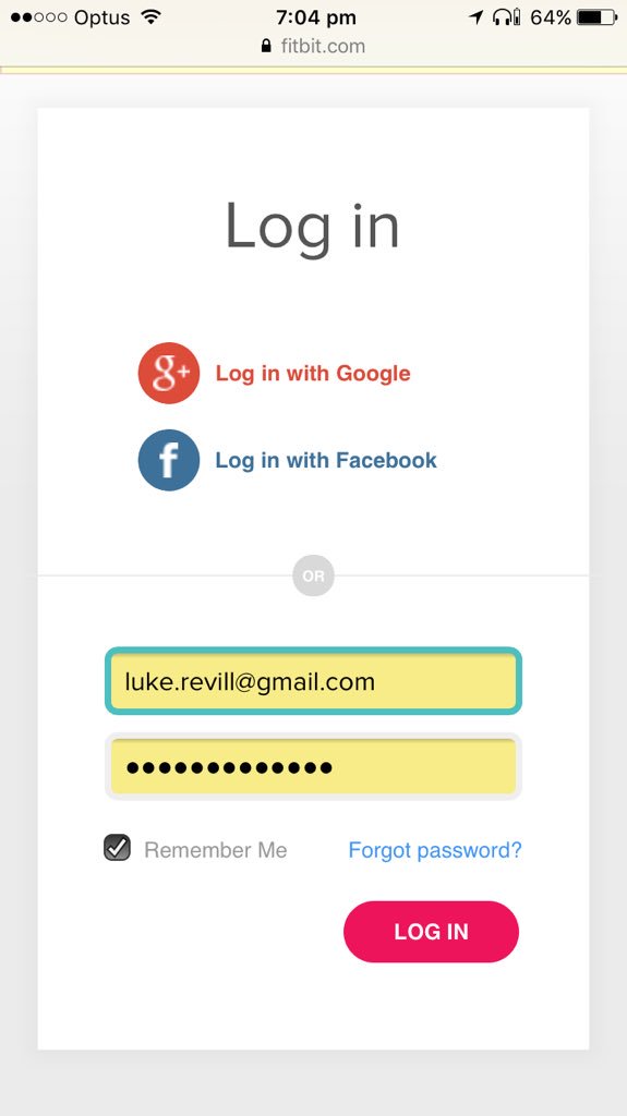 lukerevill's tweet photo. @FitbitSupport Step 5: enter an email and password to create account. https://t.co/KrPQIHA1XR