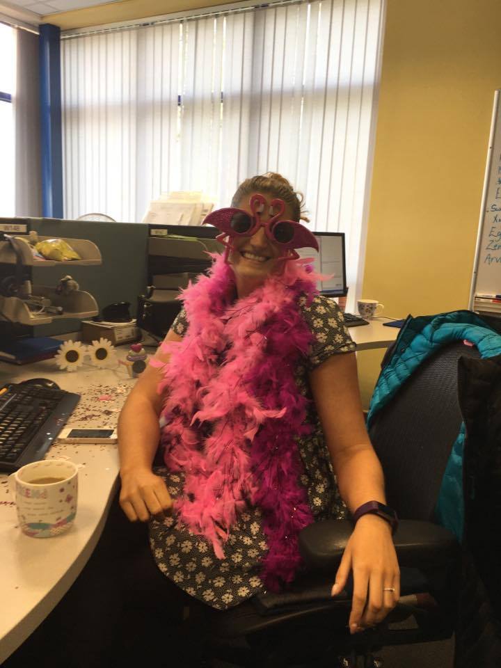 louwalk22's tweet photo. The Offer Management team wish Bekah well on her Hen Weekend, she has to wear these all day. #Barcelona #Hen #bridetobe https://t.co/x73Bd7qiGP