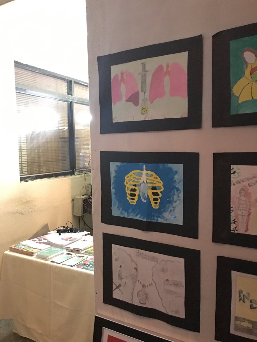 Wavaorg's tweet photo. #AVWng2017 The arts gallery setup here for exhibition when the students will be painting, drawing or writing. These arts were from #WPD2015 https://t.co/YlStEDqG6X