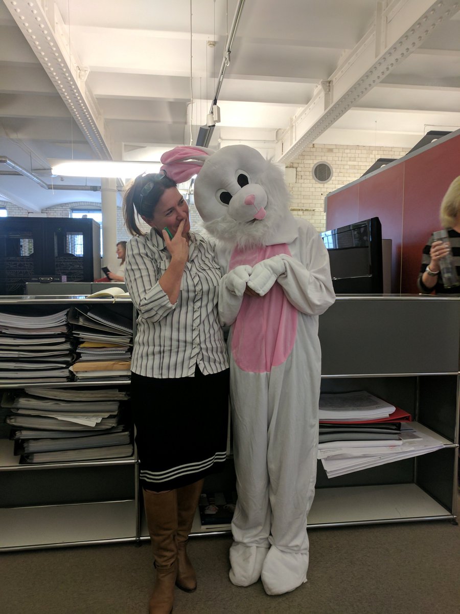 juliephawkins's tweet photo. Bunny, you smell lovely - thanks for the eggs! #bdpeaster https://t.co/wtIB61eQ7c