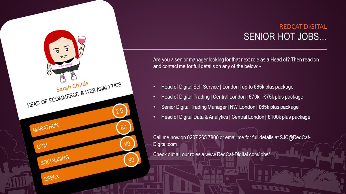 childsey_sj's tweet photo. #hiring #headof #senior roles now in! Get in touch on 02072657800. #digital #ecommerce #redcatdigital https://t.co/somTUUr6ca