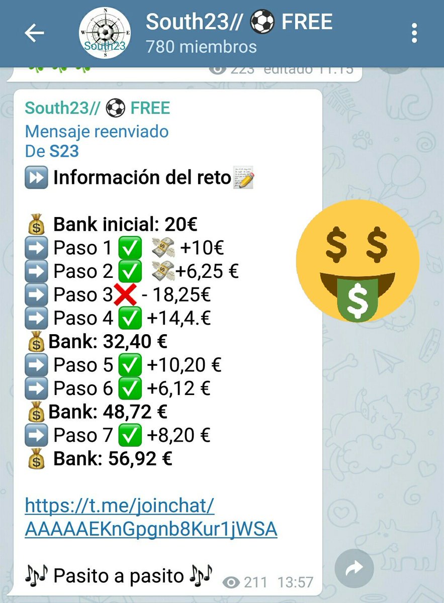 South231's tweet photo. Así llevamos el #reto 
Únete y síguelo 👇👇
https://t.co/lsRbteqmIA
#tipster #apuestas #bet365 #picksfree #tipsterfree #tips #fútbol #bet https://t.co/CKIAzJaGzf