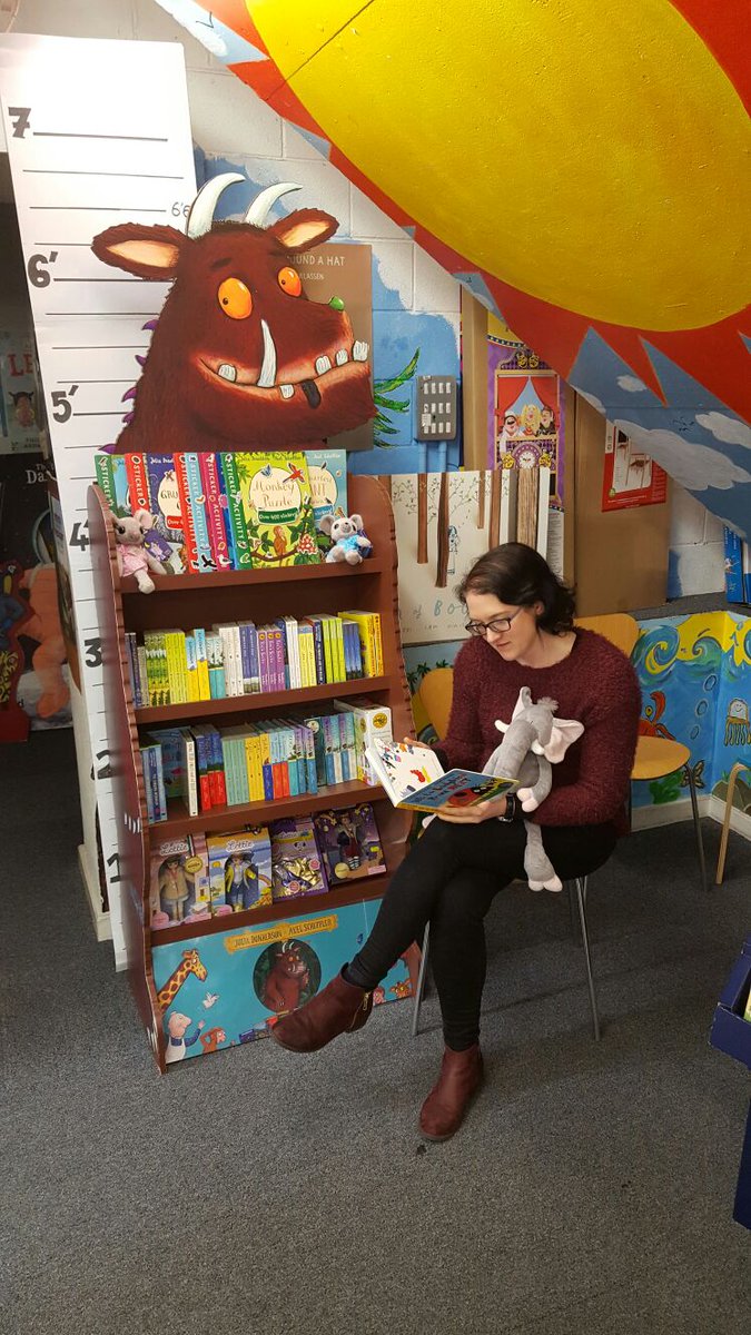 OMahonysBooks's tweet photo. Ellifino the elephant packed her trunk & came to work with Caterina
#BYOBear to our #TeddyBearsPicnic on Saturday
#kidsdept #Limerick https://t.co/ktsSezieFQ