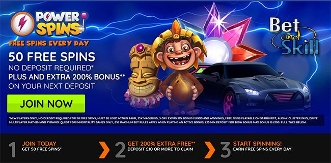 Powerspins Casino No Deposit Free Spins