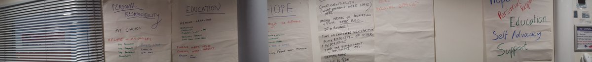 UoBRecoveryColl's tweet photo. We have some WRAP (wellness recovery action planning) going on today at the college- here's what they have been working on. https://t.co/nYiMYdVM2W