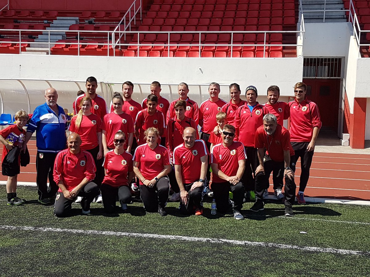 gibsport's tweet photo. The team behind a successful camp @GibraltarFA https://t.co/gcWfjUAnbb