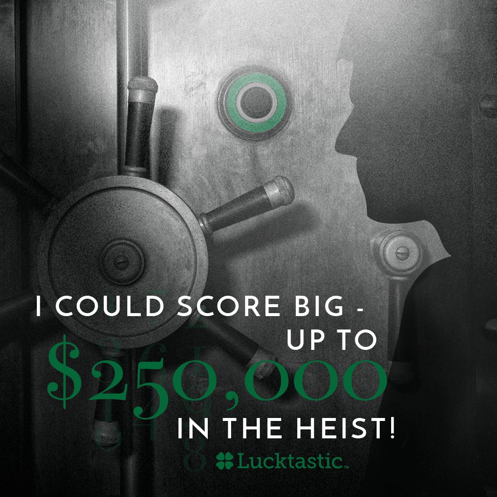 DayFound's tweet image. Come join me for a Heist! lucktastic.com/twShareFunnel
