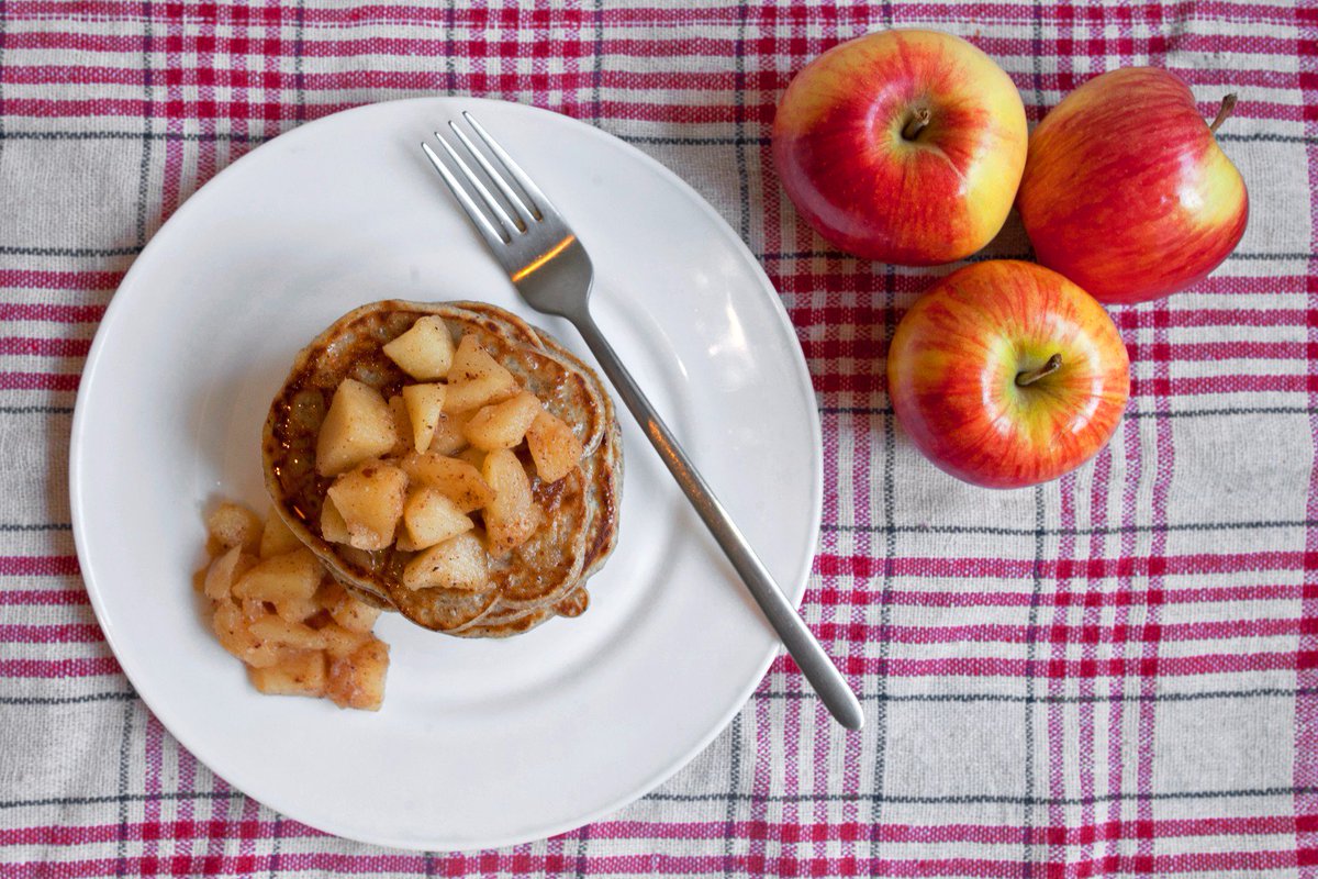 Slimmables's tweet image. Apple Pancakes