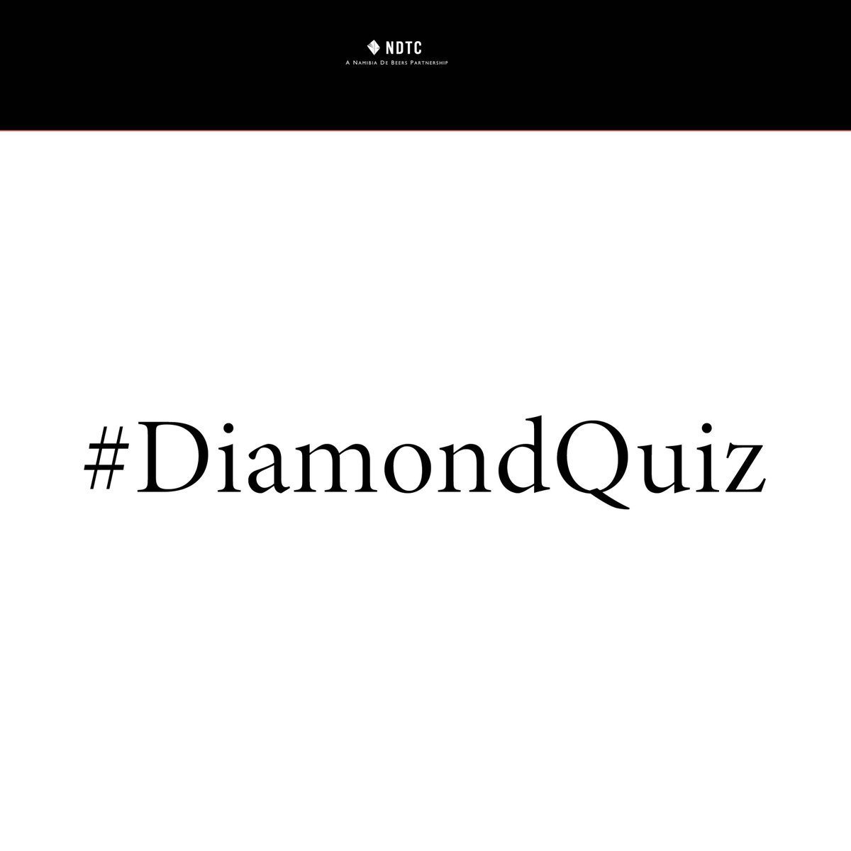 NDTC_Namibia's tweet image. Are diamonds rare or common? #DiamondQuiz