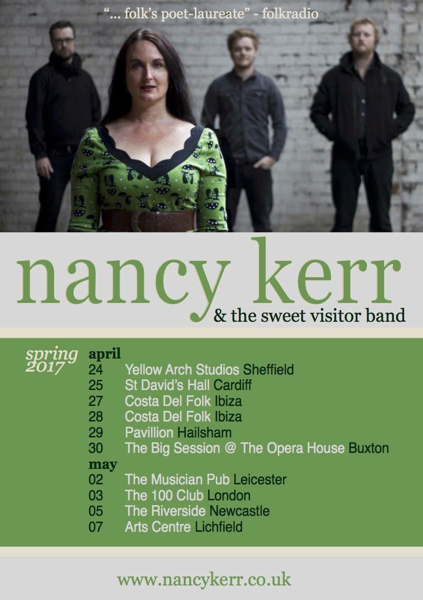 Spring dates for our Sweet Visitors! Please share and come. 💚 #Instar2 nancykerr.co.uk