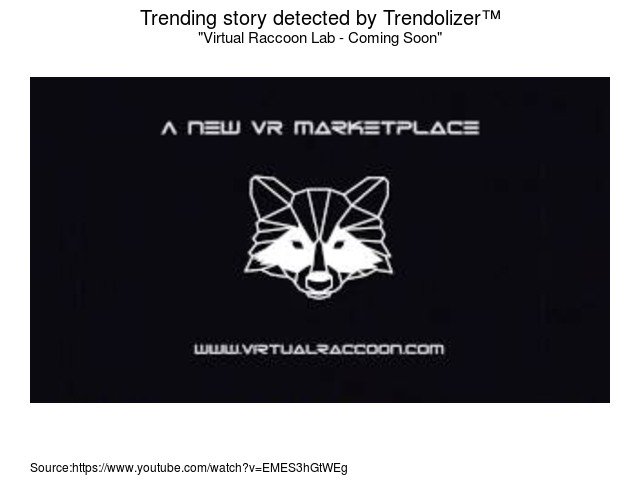 Virtualitizer's tweet image. #VirtualRaccoonLab - Coming Soon #VirtualRealitystore #VirtualReality virtualreality.trendolizer.com/2017/04/virtua…