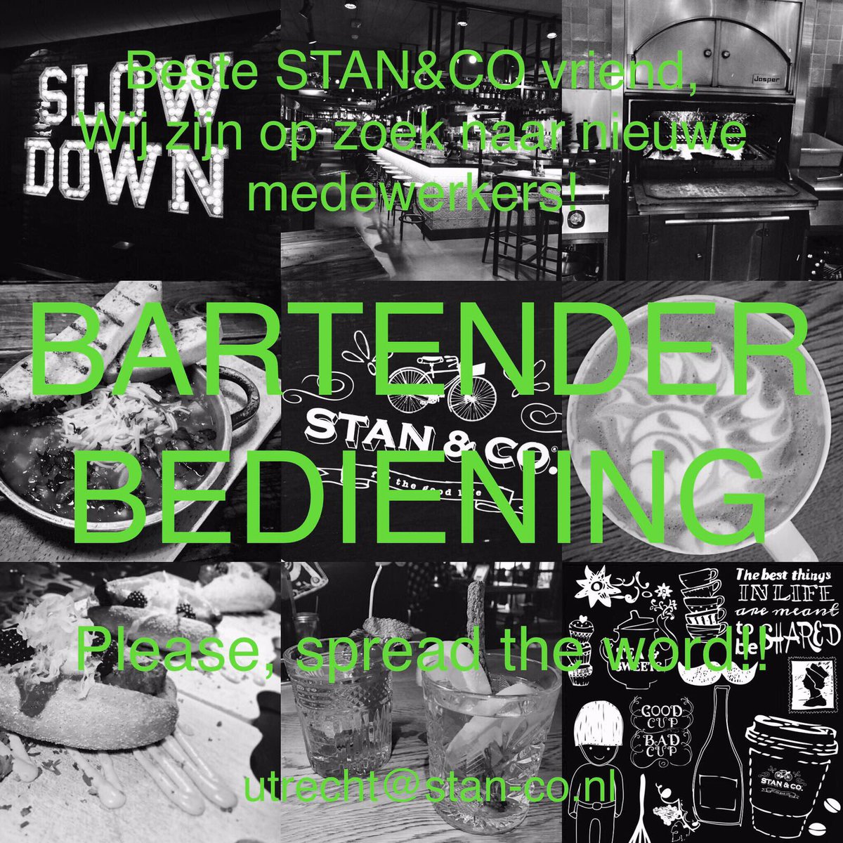 Nieuwe medewerkers bij <a href="/STAN_AND_CO/">STAN & CO.</a> gezocht! Jij?!