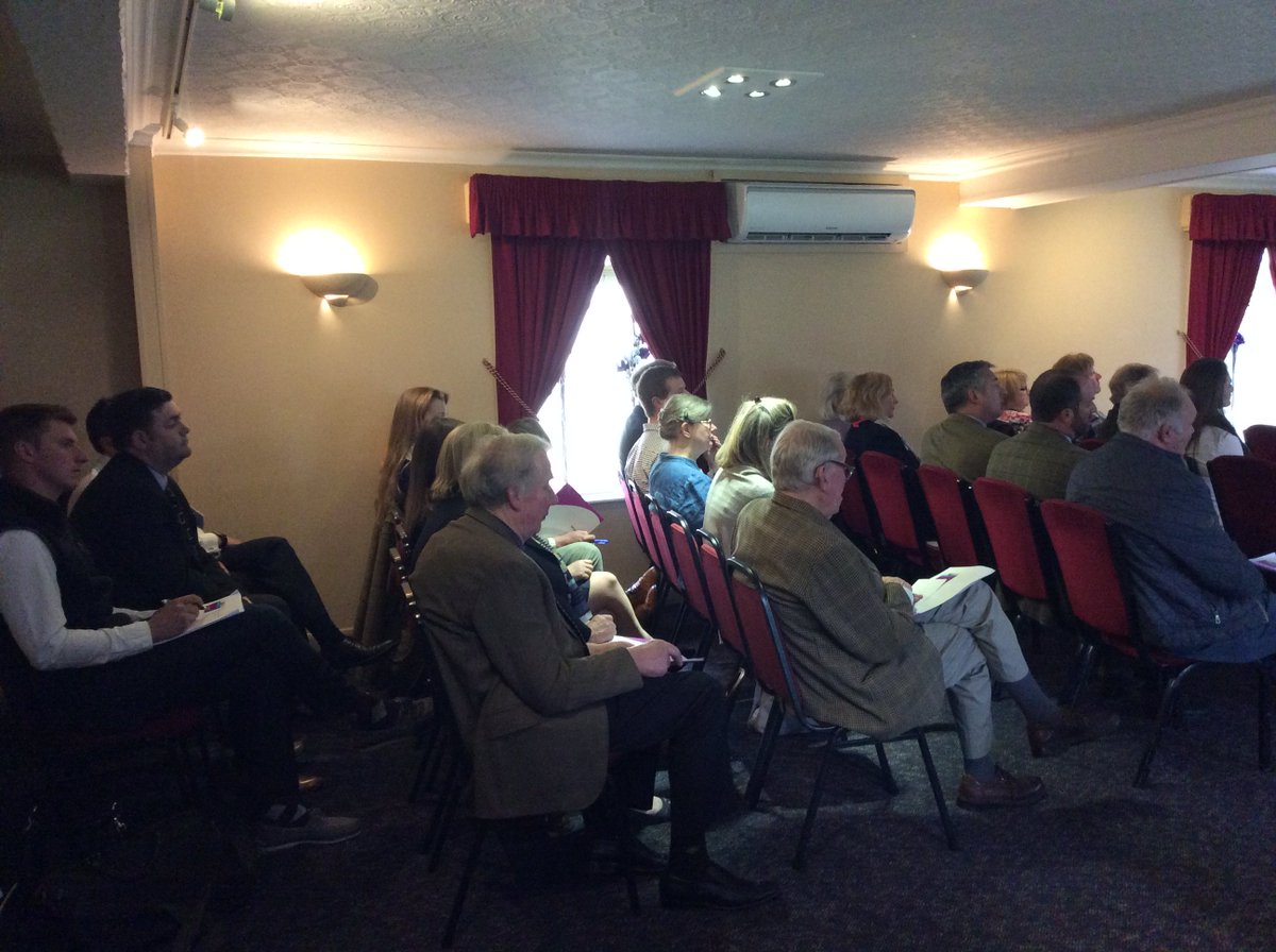 Plenty of audience questions at the end of our #farming update - lots to think about following the presentations.