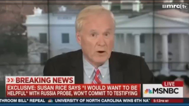 Chris Matthews said Hitler didn't use chemical weapons - media silent