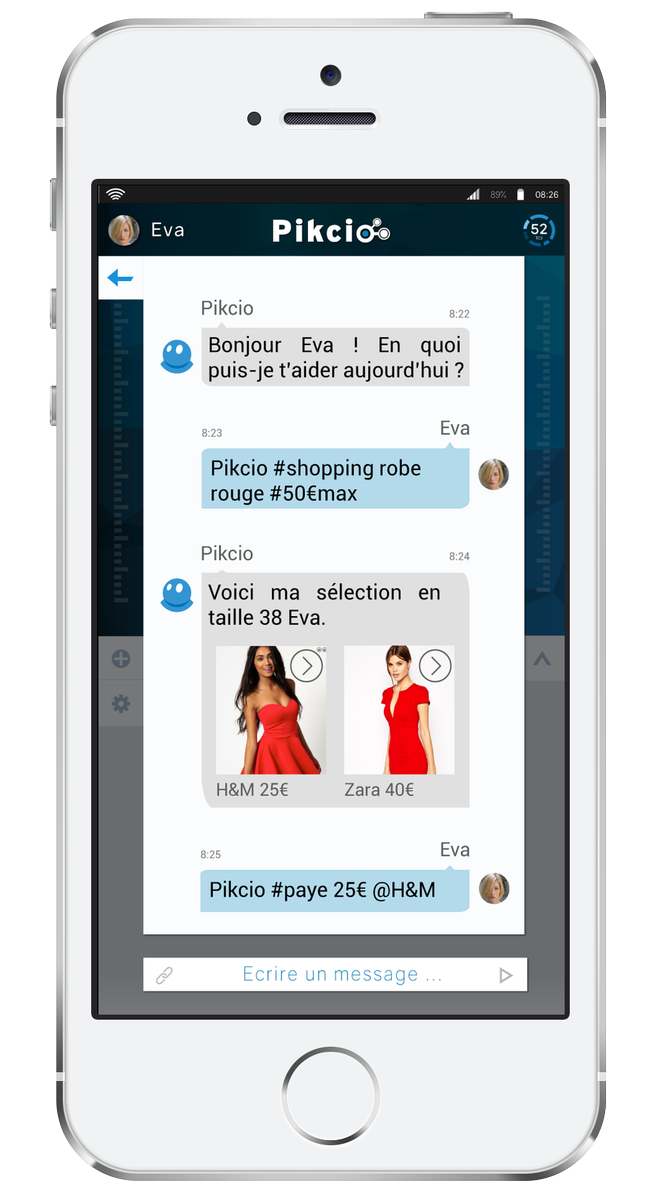 Vous souhaitez renouveler votre garde robe ? Demandez à votre Pikcio, il sélectionne des articles en fonction de votre taille et préférences