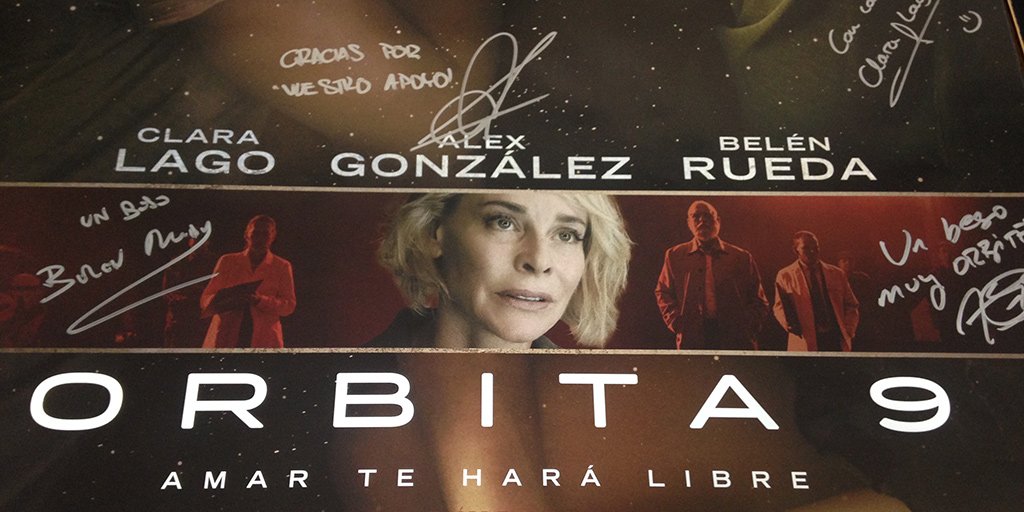 #Concurso: ¿Quieres un cartel de #Órbita9 firmado por el dire, <a href="/ClaraLago/">Clara Lago</a> y <a href="/alexgonzalezact/">Alex Gonzalez</a>? Haz RT y síguenos bbll:goo.gl/TTbxUa