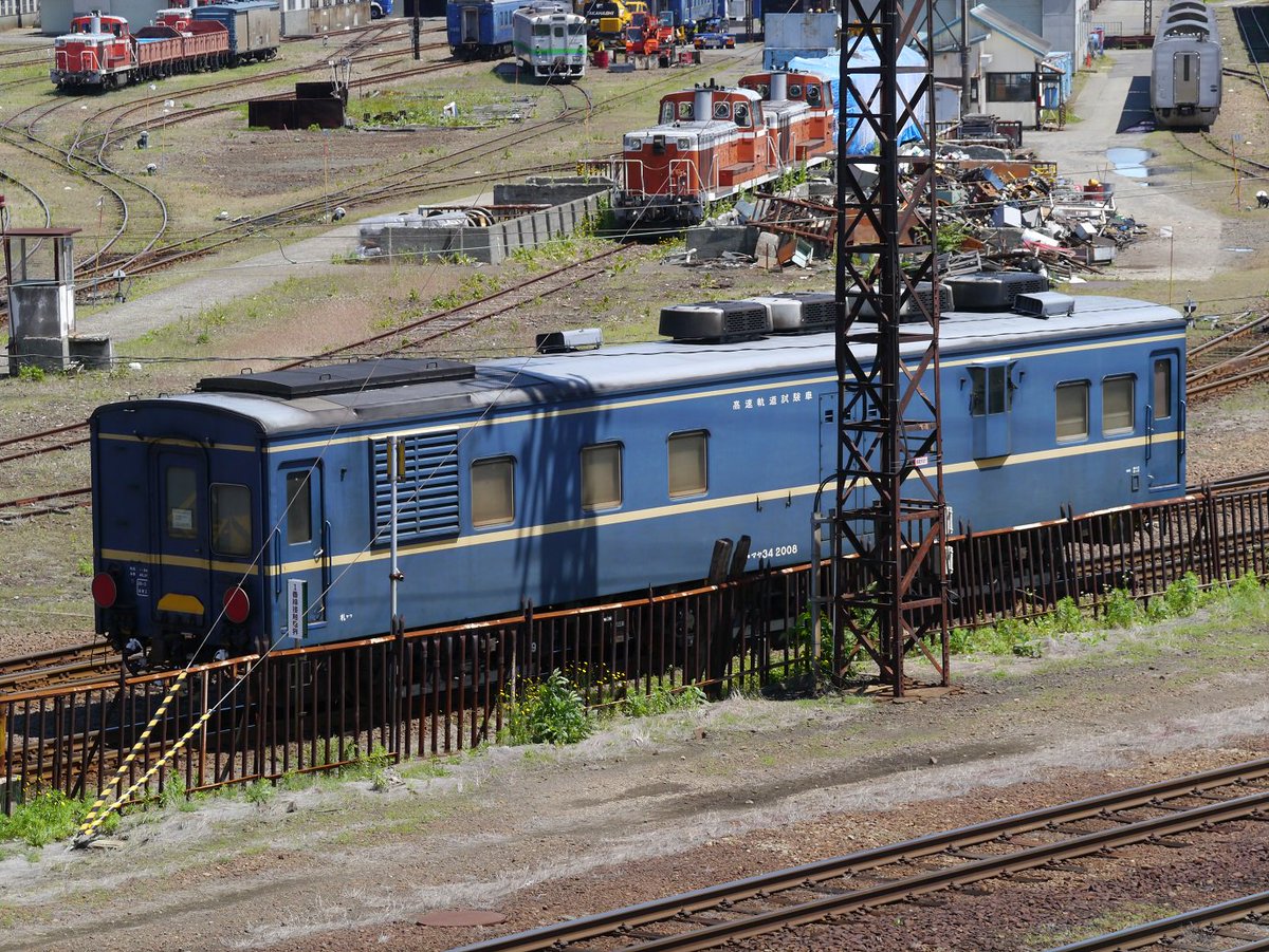 ジャンク品 JR北海道 マヤ35形 軌道検測車 ボディ 加工塗装品