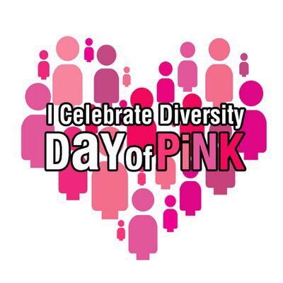 It's International <a href="/dayofpink/">Day of Pink official</a>
Raise awareness. Stop homophobia, transphobia, transmisogyny &amp; all forms of #bullying
#dayofpink #RT