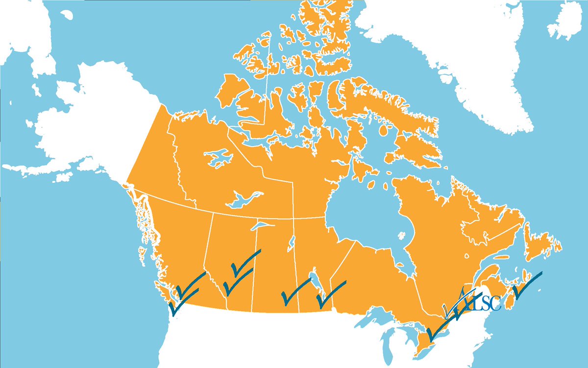 AuthLegzCanada's tweet image. #Checkmarks show #whereweare across the #country. With #servicecentres #seatosea, ALSC is #Canada&apos;s #authentication #legalizations expert!