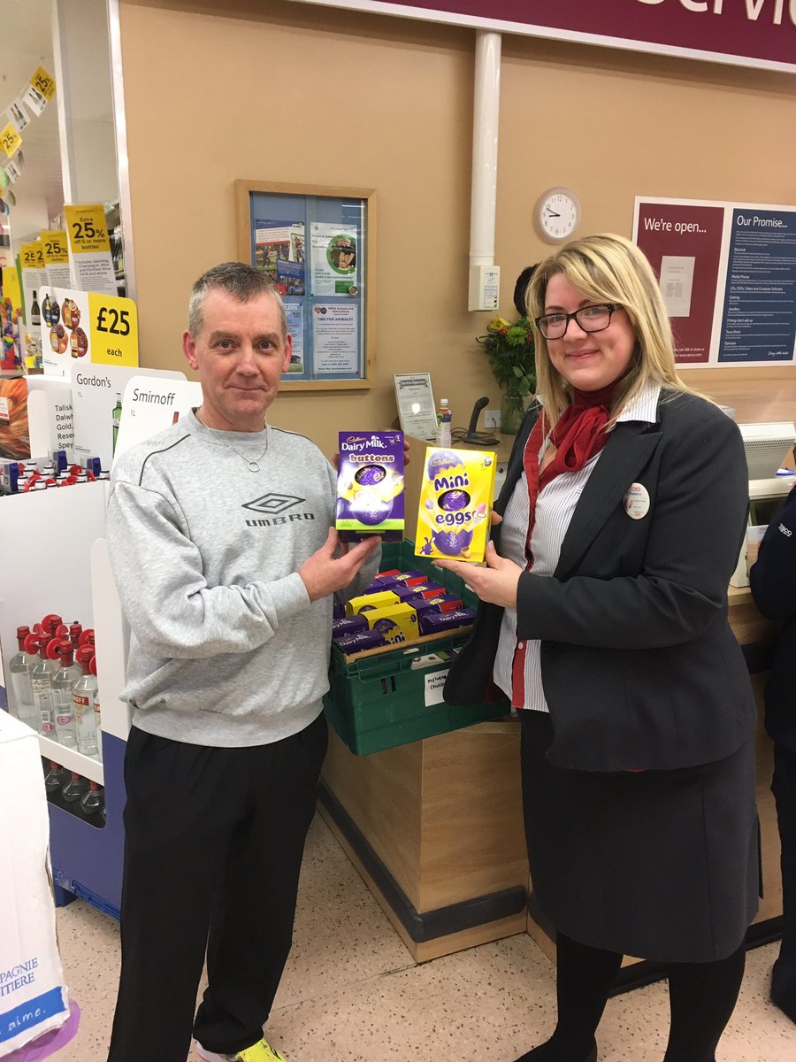 Easter donations to Darlington children's ward and influence church