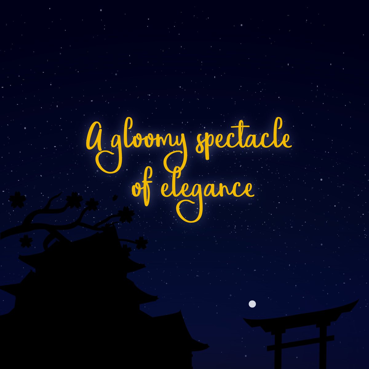 Fase ini kami beri judul "A Gloomy Spectacle of Elegance" karena kami akan membuat perasaan kesedihan menjadi sesuatu yang elegan dan anggun