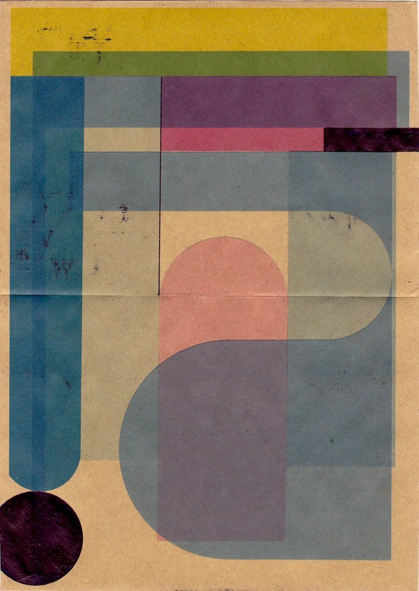 In this artwork by Richard Caldicott space is animated with lively colors volatile and dancing forms

ideelart.com/artworks/380-u…
<a href="/RCALDICOTT/">Richard Caldicott</a>