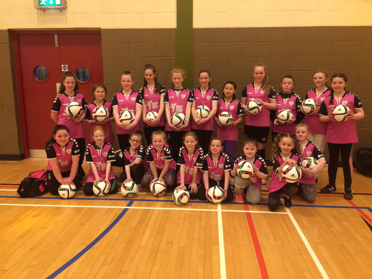 Well done to all the girls who attended the Girls Community Soccer Camp in Aughrim St <a href="/Ianhill7316/">Ian hill</a> <a href="/scally_fergal/">Fergal scally</a> <a href="/FAIreland/">FAIreland</a>