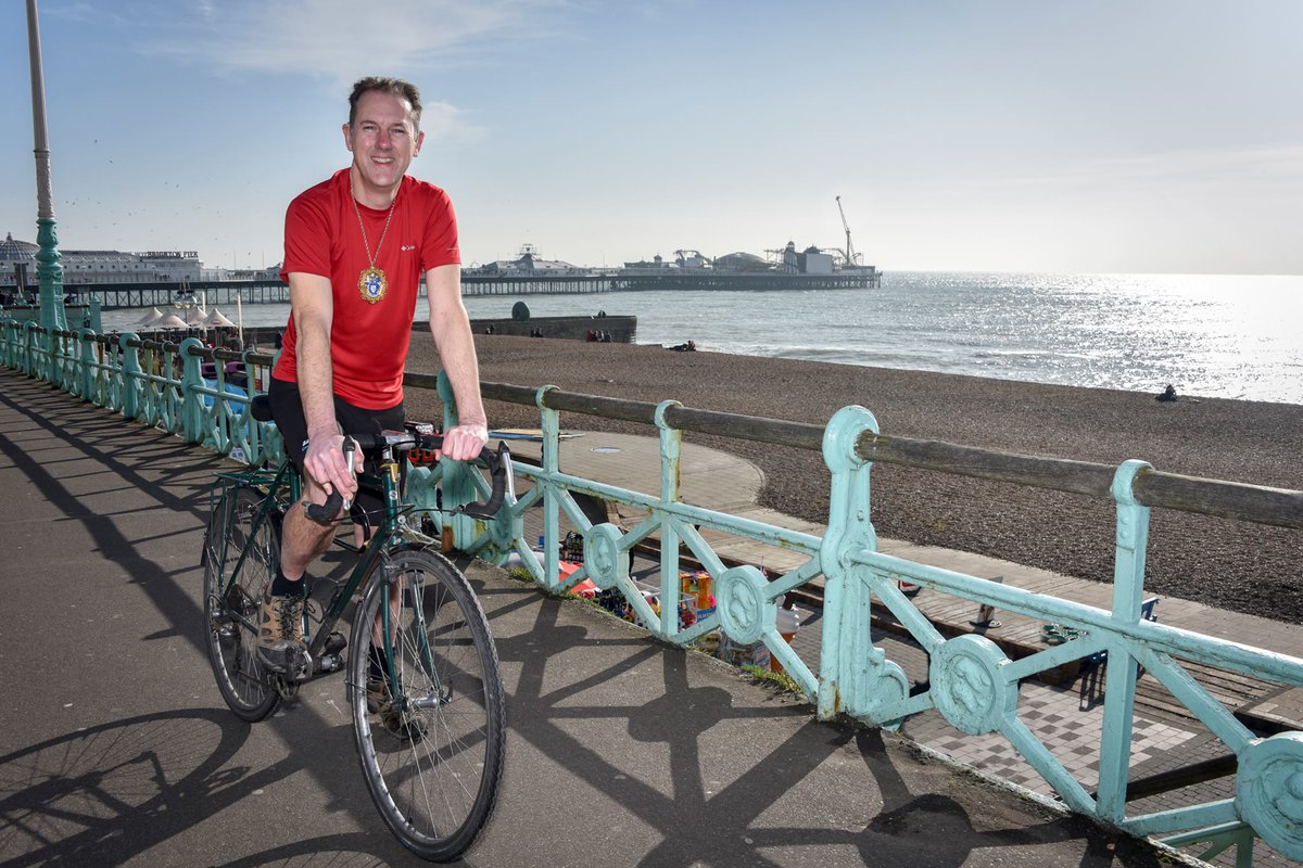 Why not join @MayorOfficeBHCC on a 50 mile cycle ride around the beautiful Sussex countryside. Find out more here ow.ly/DwXX309hBWF