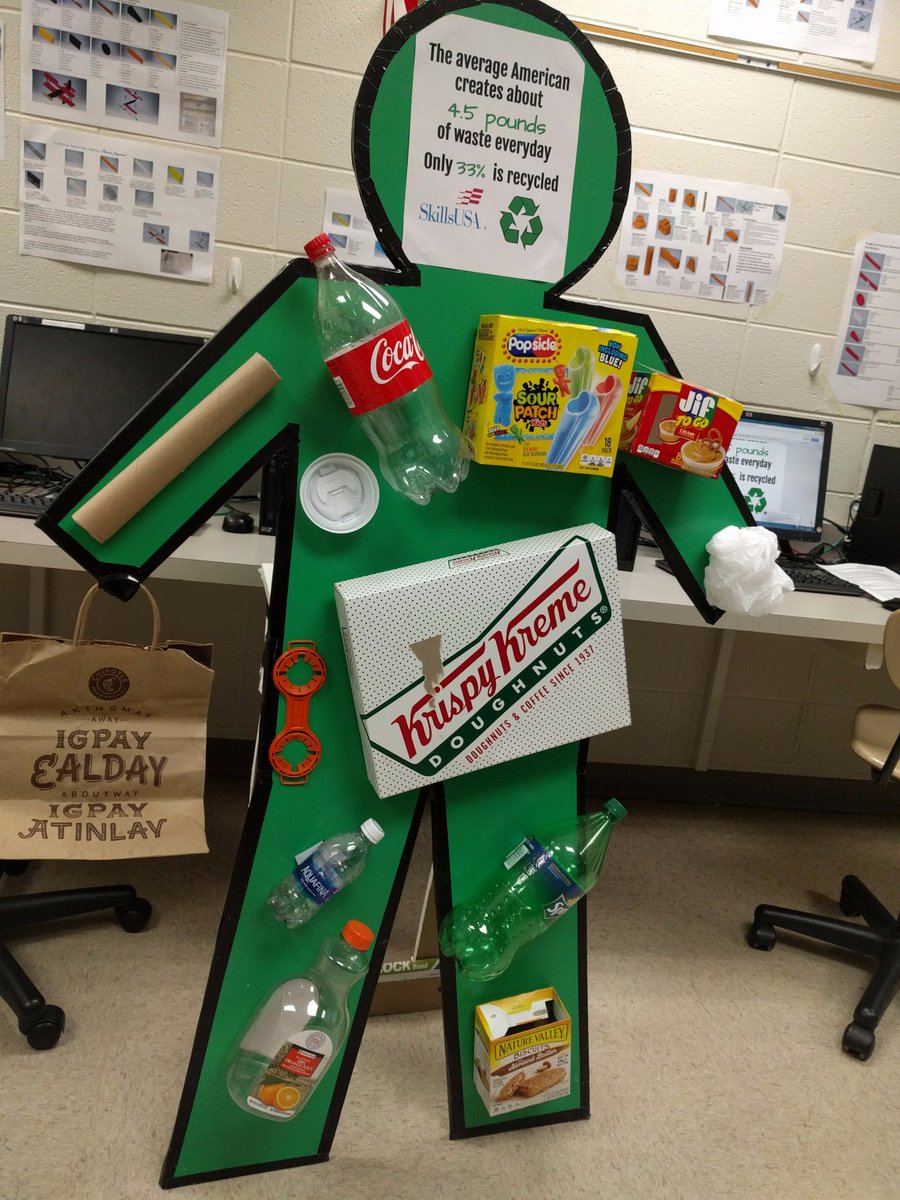 SkillsUSA helping the community to recycle more