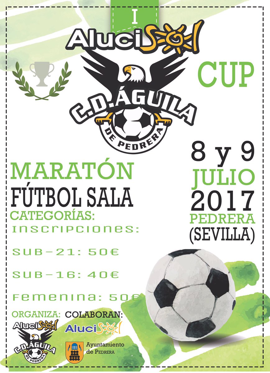 alucisolcup's tweet photo. @ainoaharo7 @SportingBenamej @Multisportfs @FutsalAguilas @SaniFemenino @AlAndalusFemFC @CDMiragenilfs @AzaharcfFeminas @FutsalSevilla https://t.co/mHbbH4Q9yI