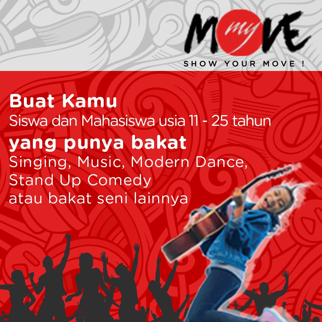 Pamerkan bakatmu dancing, singing, dll di myMove IndiHome Contest. Hadiahnya oke lho! goo.gl/NaEMfa #MyMoveIndiHome