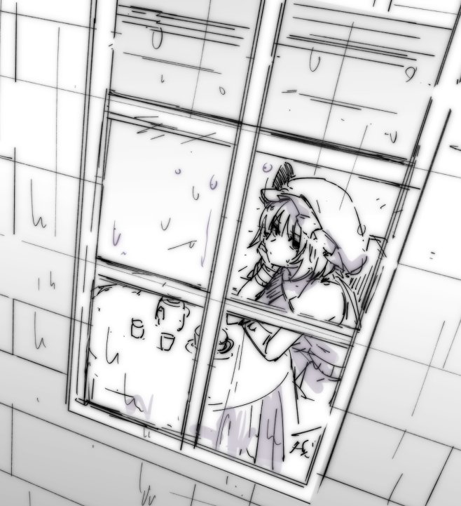 雨で神社行けないレミリア 