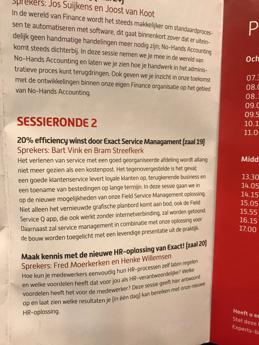 _ardego's tweet photo. Servicemanagement to the Max! #exact #demodag https://t.co/Yb8CDlIV6p